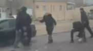 Драка на дороге попала на видео в Актау