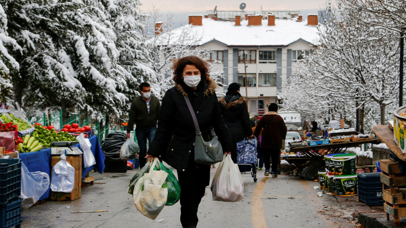 Овощной рынок в Анкаре. Фото: ©REUTERS