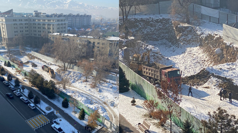 Скандальную стройку в Алматы возобновили несмотря на поручение акима