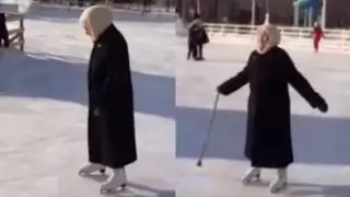"Сын купил хорошие коньки": 83-летняя фигуристка из Карагандинской области покорила Сеть