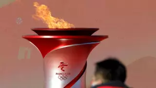 Эстафета олимпийского огня стартовала в Пекине