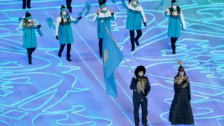 Cборная Казахстана прошлась на церемонии открытия Олимпиады в Пекине