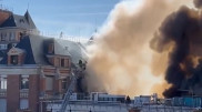 Сильный пожар вспыхнул на фабрике денег во Франции