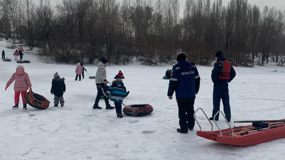 Названы 10 наиболее опасных в зимнее время водоемов Алматы