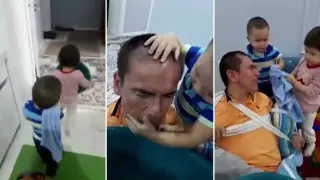 Казнет умилили двойняшки, ухаживающие за отцом-инвалидом в Кызылорде