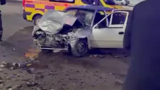 Водитель Dаewoo пролетел на красный и устроил ДТП в Нур-Султане