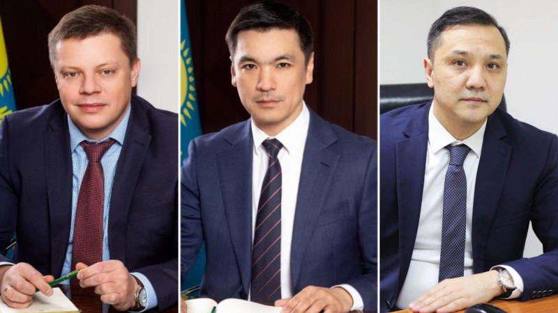 Олег Смоляков, Нурлан Абдрахманов, Олжас Кизатов. Фото:gov.kz