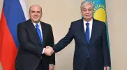 Президент Токаев принял премьера России Мишустина