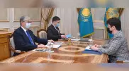Президент Токаев принял главу Счетного комитета Годунову