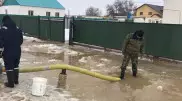 Два райцентра затопило талыми водами в Атырауской области