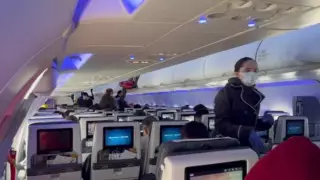 Самолет с казахстанцами вылетел из Катовице в Атырау