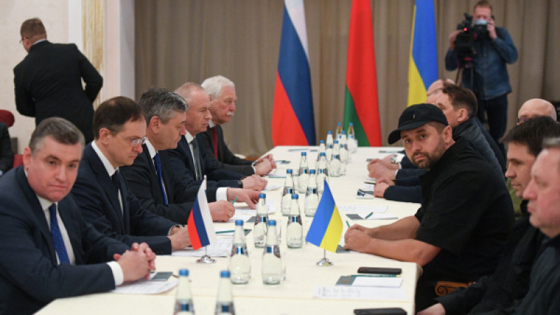 Переговоры России и Украины в Гомельской области. Фото ©РИА Новости