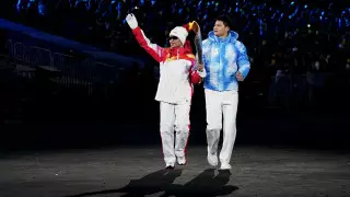 Сборная Казахстана вышла на церемонию открытия Паралимпийских игр в Пекине