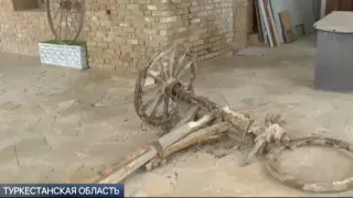 Старинный предмет обнаружили в реке в Туркестанской области