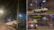 Необычную погоню полиции за водителем сняли на видео в Актау