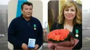 Дворника и храбрую алматинку наградили за смелые поступки во время январских событий