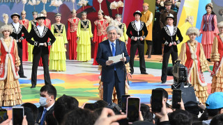 Президент Касым-Жомарт Токаев во время празднования Наурыза в Алматы. Фото akorda.kz