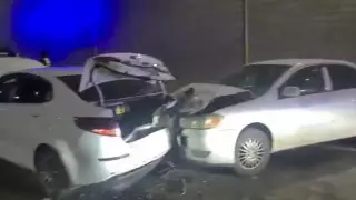 Пьяный водитель стал виновником массового ДТП в Алматы