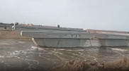Талые воды затопили участок трассы из Актобе в Астрахань