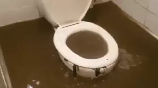 Поднятые паводками нечистоты затопили дом в Караганде. Хозяин снял ЧП на видео