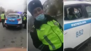 Полицейские обматерили мужчину в Шымкенте