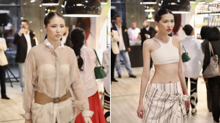 Прозрачные блузы и худи. Модный показ в итальянском стиле прошел в Алматы