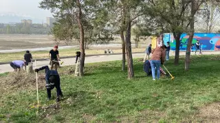 Более 60 тысяч алматинцев вышли на общегородской субботник