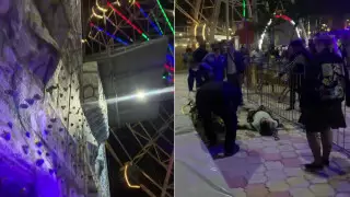 Мужчина сорвался с аттракциона в Шымкенте