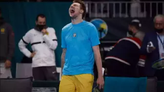 Бублик отыгрался и разгромил трехкратного победителя турниров "Большого шлема"