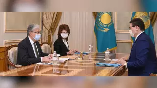 Президент Токаев принял главу агентства "Хабар" Берика Уали