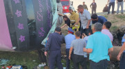 Три человека погибли в аварии с автобусом в Туркестанской области