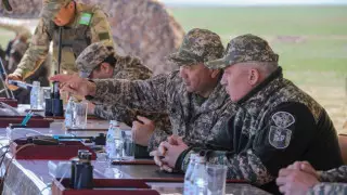 Военные учения прошли в Жамбылской области