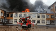Учительница пострадала при пожаре в павлодарской школе