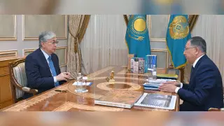 Президент Токаев принял ректора КазНУ Жансеита Туймебаева