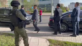 Видео с "кортежем" прокомментировали в полиции Нур-Султана