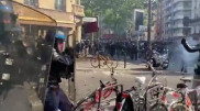 Первомайская демонстрация обернулась беспорядками в Париже