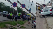 Водитель выехал на тротуар и сбил двух сестер-школьниц в Шымкенте