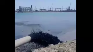 Слив черной массы в Каспий объяснили в Департаменте экологии