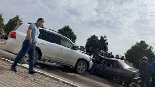 Момент ДТП с шестью пострадавшими попал на видео в Актау