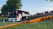 Автобус с иностранцами попал в аварию близ Тараза: двое погибли, десятки пострадали