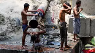 Температура воздуха в Нью-Дели достигла 49 градусов