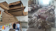 На юге Кыргызстана во время урока обрушился потолок школы