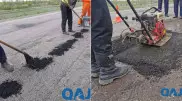 Моментальный ямочный ремонт тестируют на дорогах Казахстана