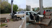 Автомобиль влетел в билборд в ЗКО, пассажирка погибла