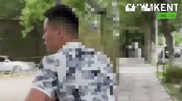 Мужчина избил жену на улице в Шымкенте