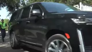 Водителя Cadillac с незаконными спецсигналами задержали в Алматы