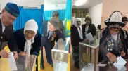 В регионах Казахстана одними из первых на избирательные участки пришли пожилые голосующие