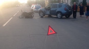 Мотоциклист с пассажиркой и водитель скутера пострадали в двух ДТП в Петропавловске
