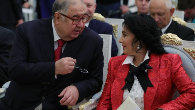 Алишер Усманов и Ирина Винер. © РИА Новости