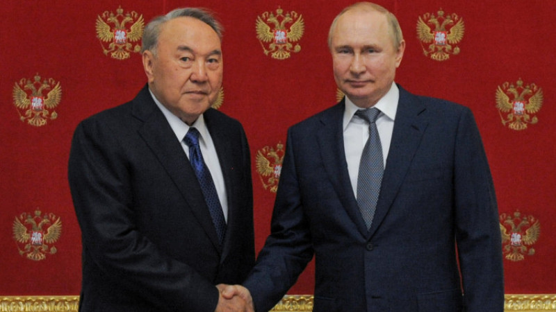 Нурсултан Назарбаев и Владимир Путин. Фото: Elbasy.kz